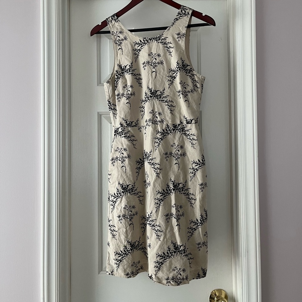 Gap Linen Floral Dress 0